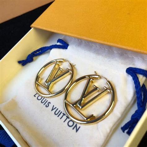 lv earrings fake
